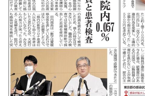 愛媛県の抗体陽性検査　【0.057％】