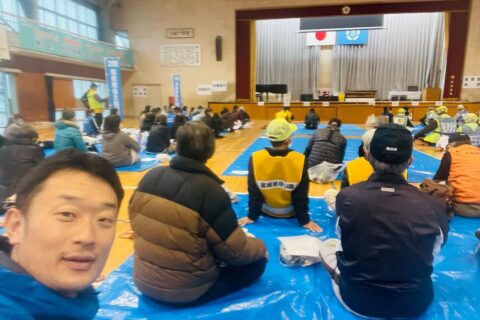 地域の避難・避難所開設訓練へ。