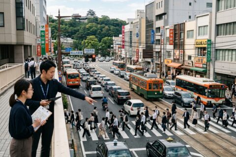 松山市の交通渋滞は改善できる？道路整備だけでは足りない理由とは