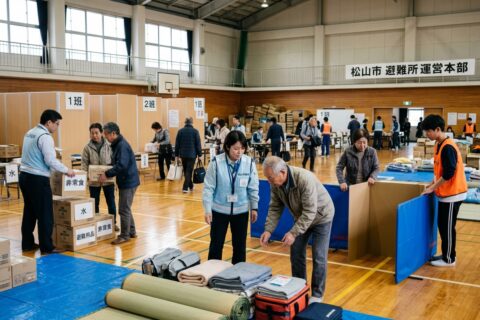 松山市の災害避難所は安全なのか？運営体制の課題を分かりやすく解説
