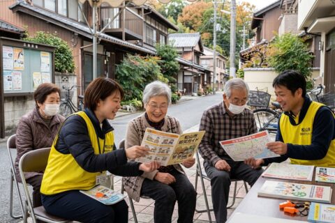 松山の防災情報を、お年寄りにも確実に届ける仕組みの伸ばし方