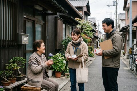 松山で高齢者が安心して暮らせるまちへ！地域で支え合う見守りのビジョン