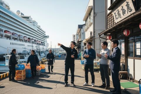 松山市のクルーズ船誘致効果を正しく評価する方法｜港湾経済波及モデルと消費導線の設計を解説
