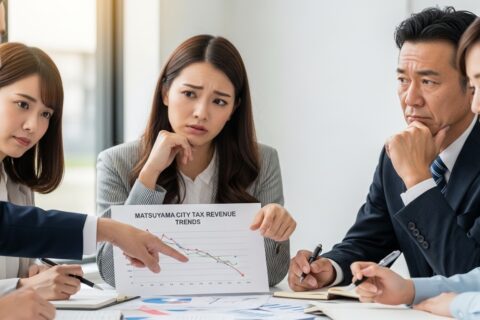 松山市 税収 推移は危険水準か？産業構造と支出構造から読み解く
